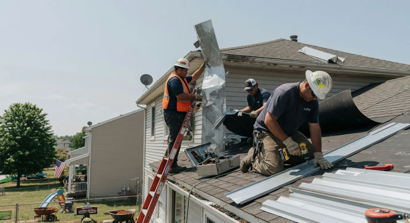 Storm Damage Metal Roof Repair in Tennille, GA